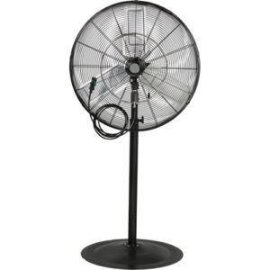 Waterproof Motor Misting & Oscillating Pedestal Fan