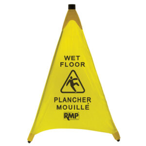 ""Wet Floor"" Pop-Up Safety Cone
