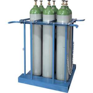 6-Cylinder Forklift Cylinder Storage Caddy