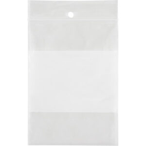 White Block Poly Bags