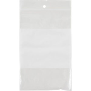 White Block Poly Bags