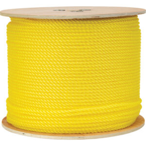 1/4"" Braided Yellow Rope