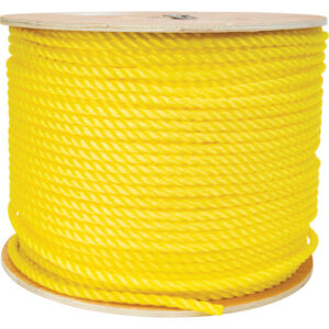 3/8"" Braided Yellow Rope