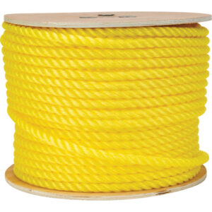 1/2"" Braided Yellow Rope