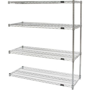 Heavy-Duty Chromate Wire Shelving