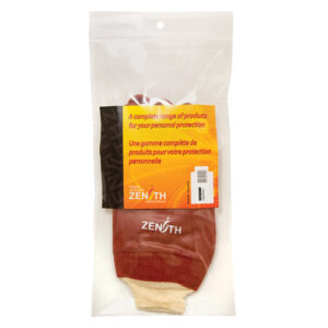 Red Smooth-Finish Chemical-Resistant Gloves