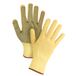 Dotted Seamless String Knit Gloves