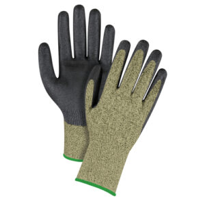 Black & Yellow Seamless Stretch Cut-Resistant Gloves