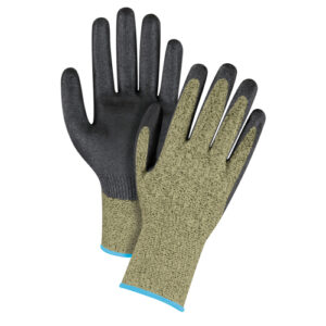 Black & Yellow Seamless Stretch Cut-Resistant Gloves