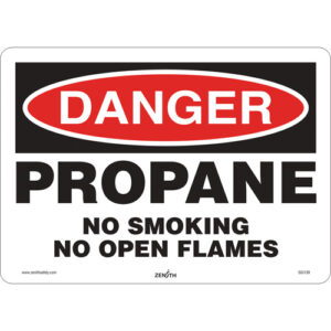 Danger Propane Safety Sign