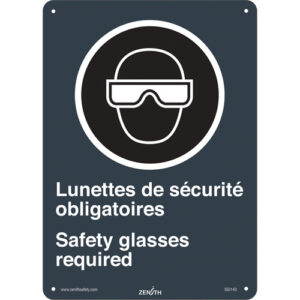 Lunettes de Sécurité / Safety Glasses CSA Standard Safety Sign