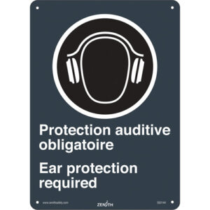 Ear Protection / Protection Auditive CSA Standard Safety Sign