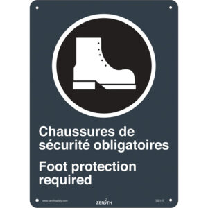 Chaussures de Sécurité / Foot Protection CSA Standard Safety Sign