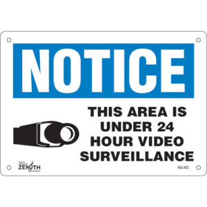 ""24 Hour Surveillance"" Sign