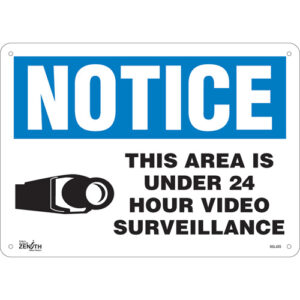 ""24 Hour Surveillance"" Sign