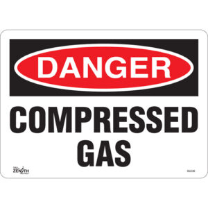 ""Compressed Gas"" Sign