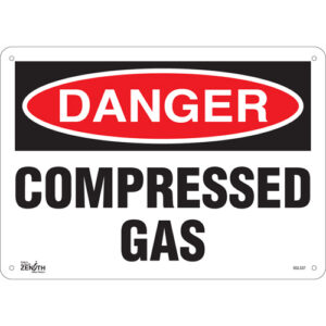""Compressed Gas"" Sign