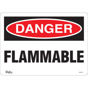 ""Flammable"" Sign