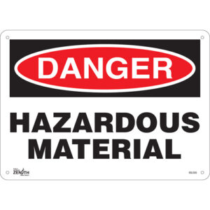 ""Hazardous Material"" Sign