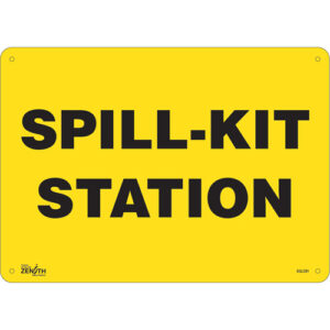 ""Spill Kit Station"" Sign