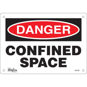 ""Confined Space"" Sign