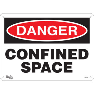 ""Confined Space"" Sign