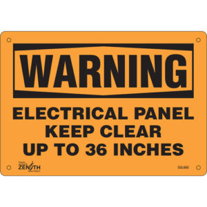""Electrical Panel"" Sign