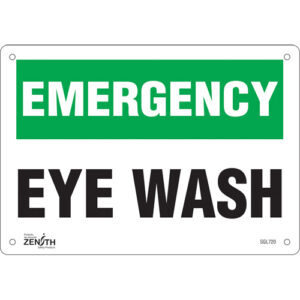 ""Eye Wash"" Sign