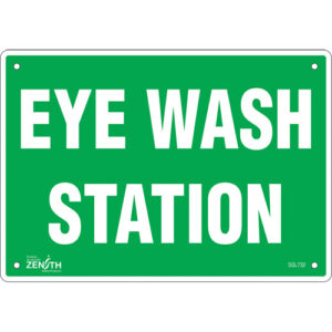 ""Eye Wash Station"" Sign