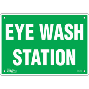 ""Eye Wash Station"" Sign