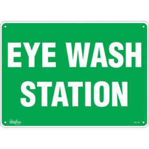 ""Eye Wash Station"" Sign