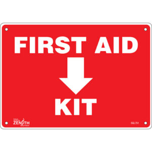 ""First Aid Kit"" Sign