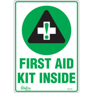 ""First Aid Kit"" Sign