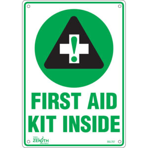 ""First Aid Kit"" Sign