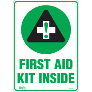 ""First Aid Kit"" Sign