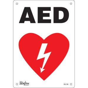 ""AED"" Sign