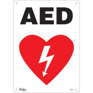 ""AED"" Sign