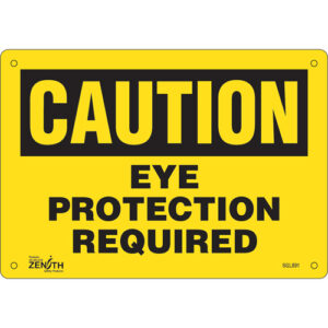 ""Eye Protection Required"" Sign