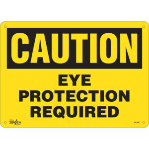 ""Eye Protection Required"" Sign