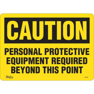 ""Personal Protective Equipment Required"" Sign