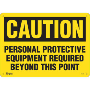 ""Personal Protective Equipment Required"" Sign