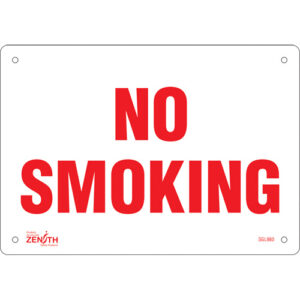 ""No Smoking"" Sign