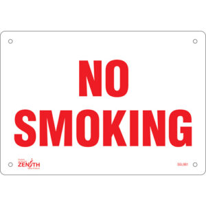 ""No Smoking"" Sign