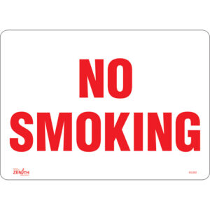 ""No Smoking"" Sign