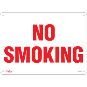 ""No Smoking"" Sign