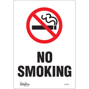 ""No Smoking"" Sign