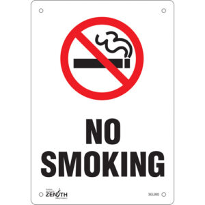 ""No Smoking"" Sign