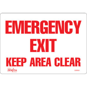 ""Emergency Exit"" Sign