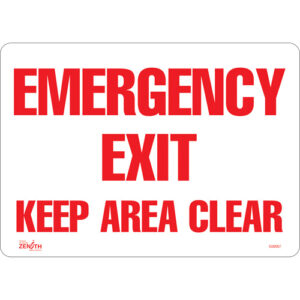 ""Emergency Exit"" Sign