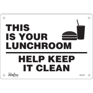 ""This Is Your Lunchroom"" Sign